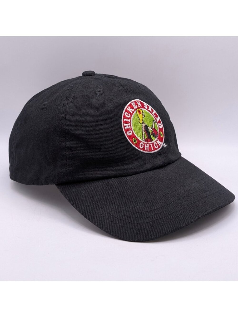 Chicken Salad Chick Black Adjustable Strap Back Baseball Hat Cap Unisex Crew